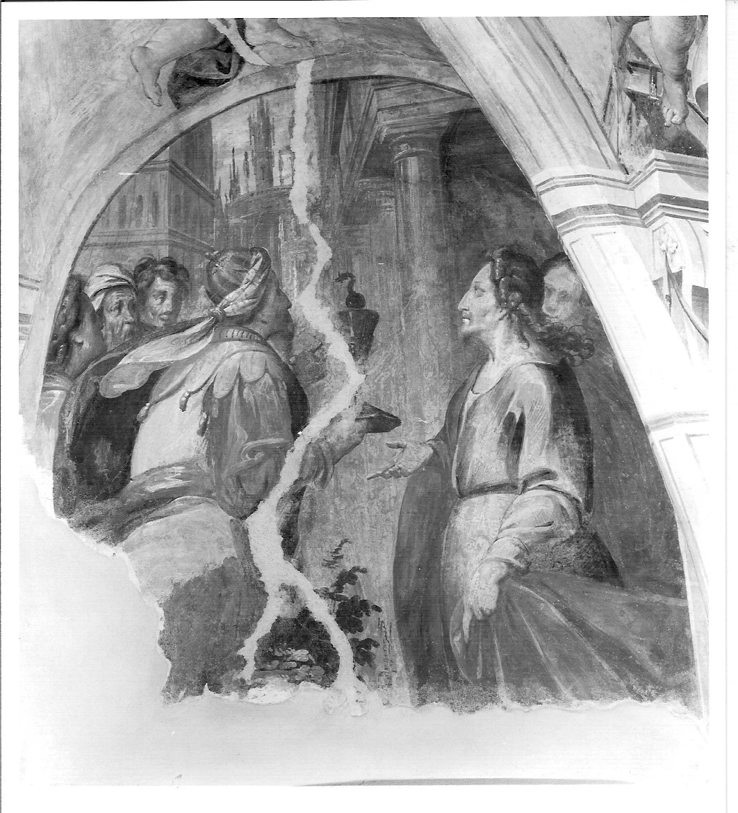 Gian Giacomo Barbelli - San Giovanni Evangelista beve dal calice avvelenato, Dongo, Como